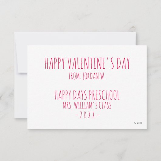 非常に飢えた毛虫 | XOXO 招待状 (裏面)