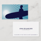 非常に高いサーフィン 名刺 (正面/裏面)