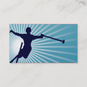 非常に高いスキー 名刺 (裏面)