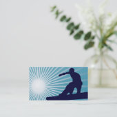 非常に高いスノーボード 名刺 (スタンド正面)