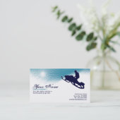 非常に高いスノーモービル 名刺 (スタンド正面)