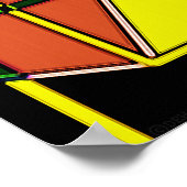 非常に高いレトロ(890) 28 X 35 ポスター (角)