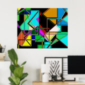 非常に高いレトロ(890) 28 X 35 ポスター (ホームオフィス)