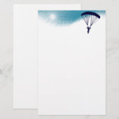 非常に高いskydiving 便箋 (正面/裏面)