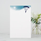非常に高いskydiving 便箋 (スタンド正面)