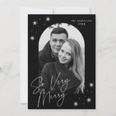 非常に黒メリーいアーチのフレーム写真 シーズンカード (正面)