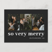 非常に黒メリーいモダン3 Photo Collage シーズンポストカード (正面)