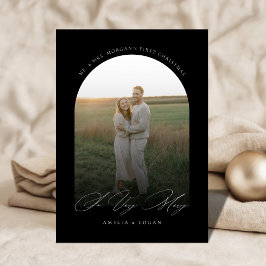 非常に黒メリーと白のアーチの新しい写真 シーズンカード