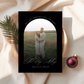 非常に黒メリーと白のアーチの新しい写真 シーズンカード