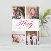 非常に4写真メリーのクリスマス シーズンカード (スタンド正面)