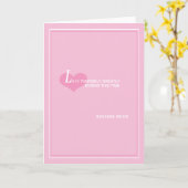 非常に©愛あなた自身 カード (黄色い花)