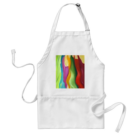 非常にcolorfullの抽象的な絵画 スタンダードエプロン (正面)