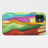 非常にcolorfullの抽象的な絵画 Case-Mate iPhoneケース (裏面(横))