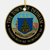 非常にdedhamクリスマスセラミックオーナメント セラミックオーナメント (正面)