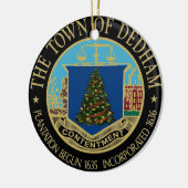非常にdedhamクリスマス セラミックオーナメント (左)
