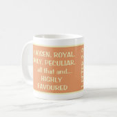 非常にFAVORED©の写真のマグ コーヒーマグカップ (正面左)