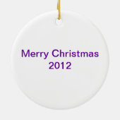 非常にGelicaのクリスマス セラミックオーナメント (裏面)