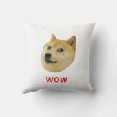 非常の総督のワウ多くの犬そのようなShiba Shibe Inu クッション (裏面)