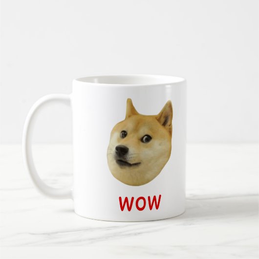 非常の総督のワウ多くの犬そのようなShiba Shibe Inu コーヒーマグカップ (左)