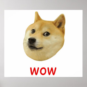 非常の総督のワウ多くの犬そのようなShiba Shibe Inu ポスター