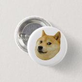 非常の総督のワウ多くの犬そのようなShiba Shibe Inu 缶バッジ (正面&裏面)