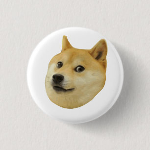 非常の総督のワウ多くの犬そのようなShiba Shibe Inu 缶バッジ
