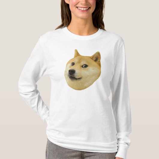 非常の総督のワウ多くの犬そのようなShiba Shibe Inu Tシャツ (正面)
