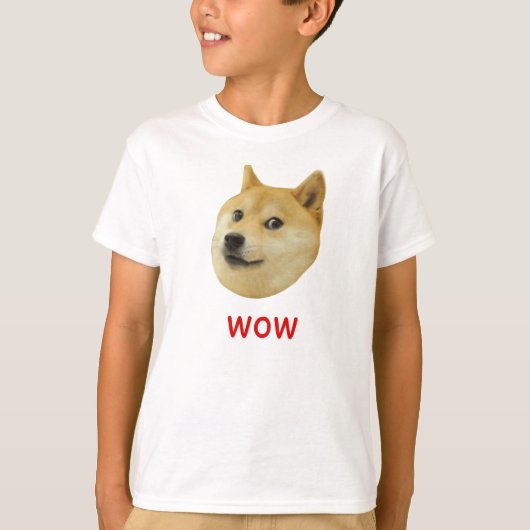 非常の総督のワウ多くの犬そのようなShiba Shibe Inu Tシャツ (正面)