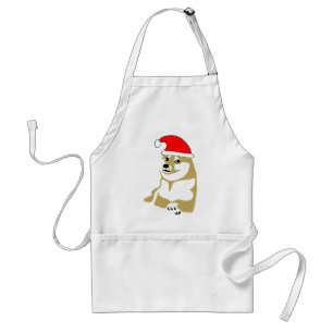 非常の総督のwowミームのクリスマス多くのそのような帽子サンタ スタンダードエプロン
