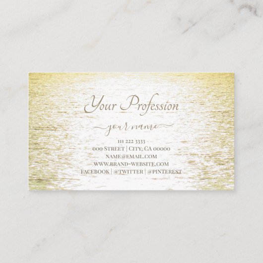 非常エレガントに夕焼け海プロフェッショナル 名刺 (裏面)