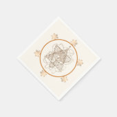 非常エレガントユダヤ星紙 スタンダードカクテルナプキン (角)