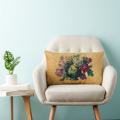 非常エレガントヴィンテージバラホームスウィートホーム ランバークッション (椅子)