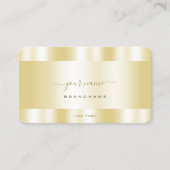 非常エレガント金ゴールド効果プロフェッショナルと高貴 名刺 (正面)