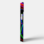 非常カッコいいにネオ数々のン色の曲線 Case-Mate iPhoneケース (裏面 / 右)