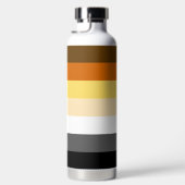 非常カッコいいゲイベアプライドフラッグベアポー ウォーターボトル (右面)