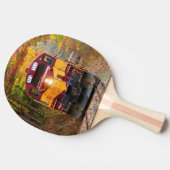 非常カッコいいディーゼルエンジン機関車 卓球ラケット (横)