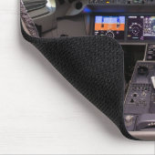 非常クールに航空機のダッシュボード/パネル マウスパッド (コーナー)