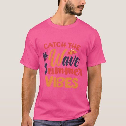 非常クール夏ビベスビーチおもしろい Tシャツ (正面)