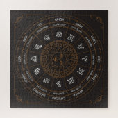 非常クール〔占星術の〕十二宮図ジグソーパズル ジグソーパズル (横)