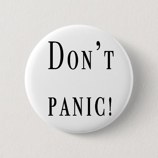 非常ボタンは 缶バッジ (正面)