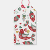 非常メリーにトナカイのギフトラベル ギフトタグ (裏面)