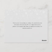 非常メリーに結婚休日の発表 ポストカード (裏面)