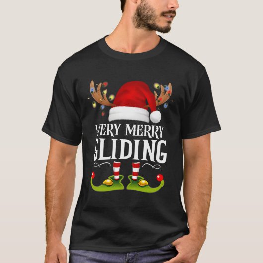 非常メリーXマスのグライド Tシャツ (正面)