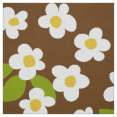 非常モダンにレトロな60年代70年代の花柄 ファブリック (見本)