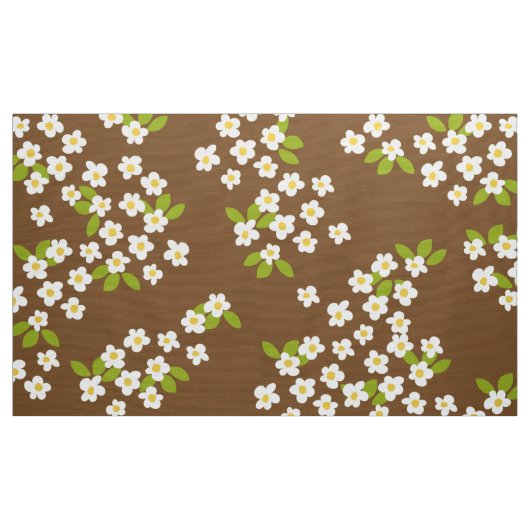 非常モダンにレトロな60年代70年代の花柄 ファブリック (ヤード)