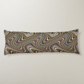 非常ユニーク抽象芸術パターン ボディピロー (裏面)