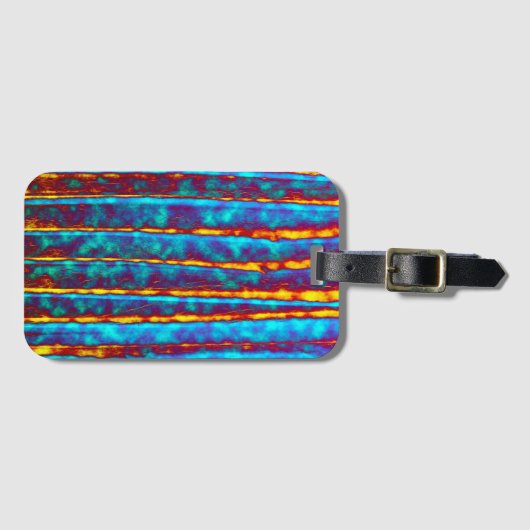 非常ユニーク抽象芸術パターン ラゲッジタグ (正面横)