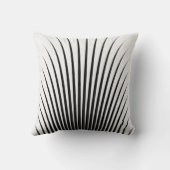 非常ユニーク白黒シルバーグレストライプー クッション (裏面)