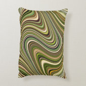 非常ユニーク色数々のの曲線パターン アクセントクッション (裏面(縦))