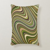 非常ユニーク色数々のの曲線パターン アクセントクッション (正面(垂直))